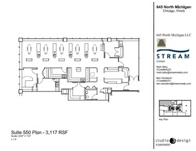 645 N Michigan Ave, Chicago, IL en alquiler Plano de la planta- Imagen 1 de 1