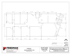 22260 Haggerty Rd, Northville, MI en alquiler Plano del sitio- Imagen 1 de 2