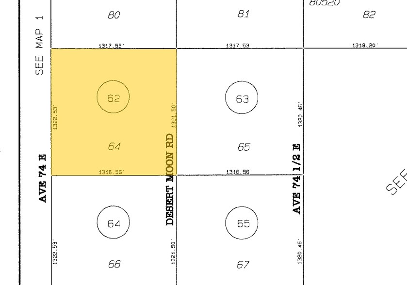 40 Acres at Big Horn Ranch Salome cartera de 5 inmuebles en venta en LoopNet.es - Plano de solar - Imagen 3 de 3