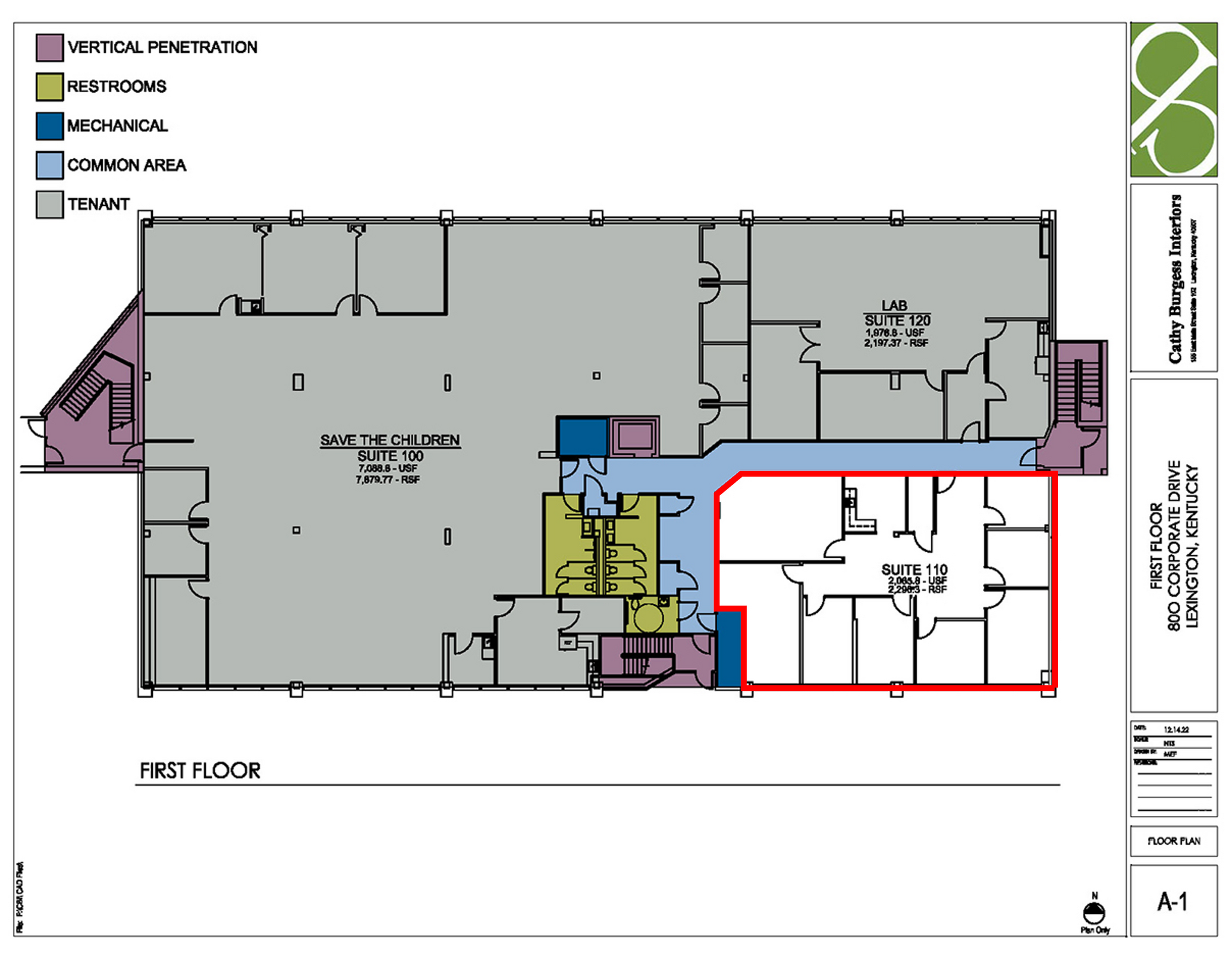 800 Corporate Dr, Lexington, KY en alquiler Plano de la planta- Imagen 1 de 1