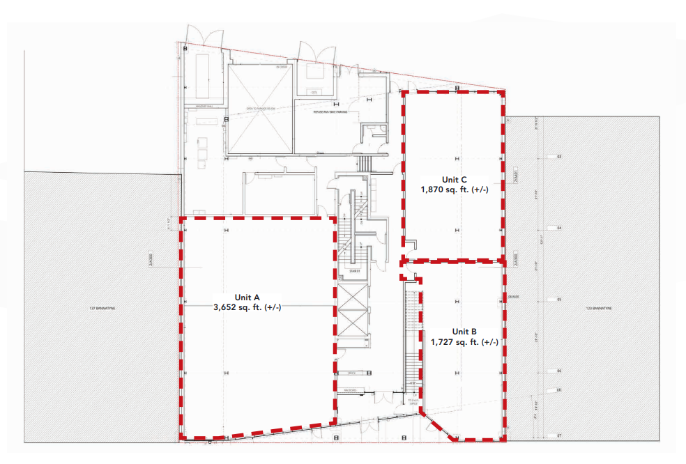 127 Bannatyne Av, Winnipeg, MB en alquiler Plano de la planta- Imagen 1 de 1