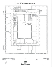 122 S Michigan Ave, Chicago, IL en alquiler Plano de la planta- Imagen 1 de 1