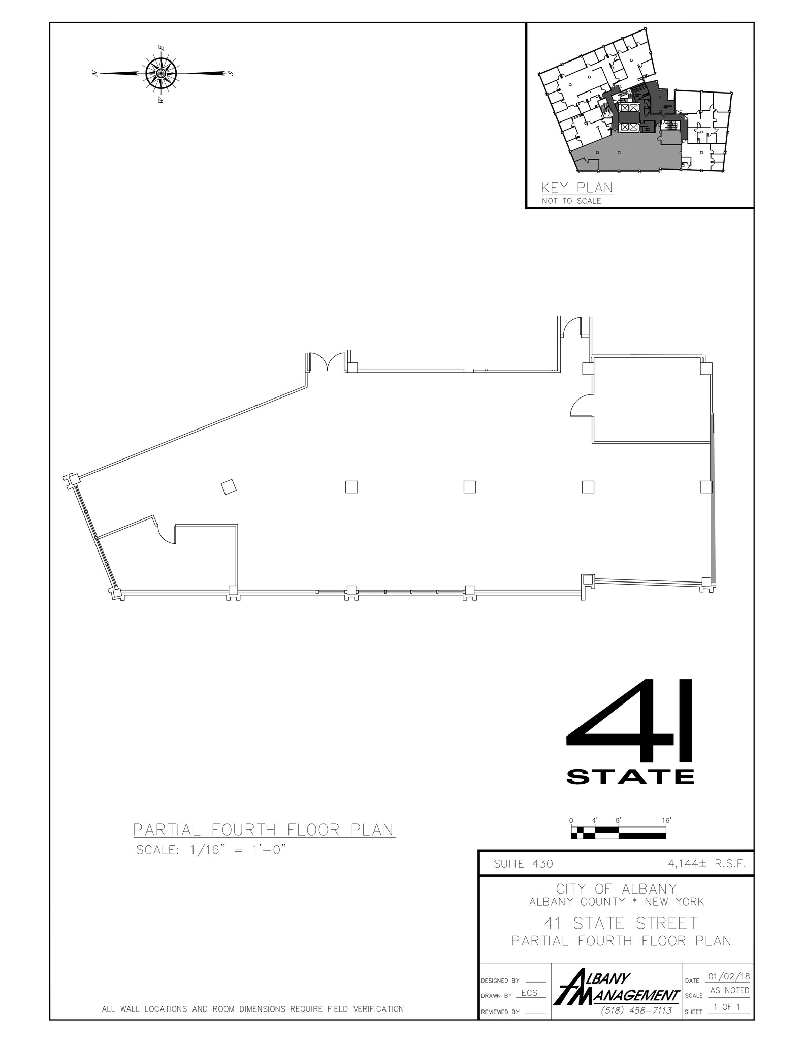 41 State St, Albany, NY en alquiler Plano del sitio- Imagen 1 de 1