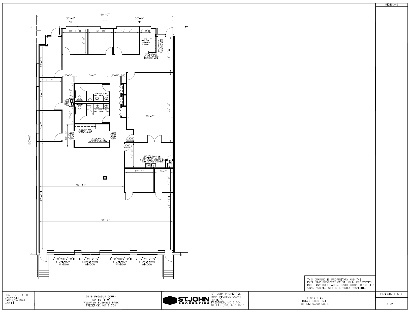 5100 Pegasus Ct, Frederick, MD en alquiler Plano de la planta- Imagen 1 de 1