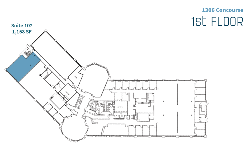 1302 Concourse Dr, Linthicum, MD en alquiler Plano de la planta- Imagen 1 de 1