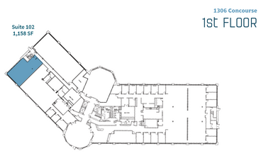 1302 Concourse Dr, Linthicum, MD en alquiler Plano de la planta- Imagen 1 de 1