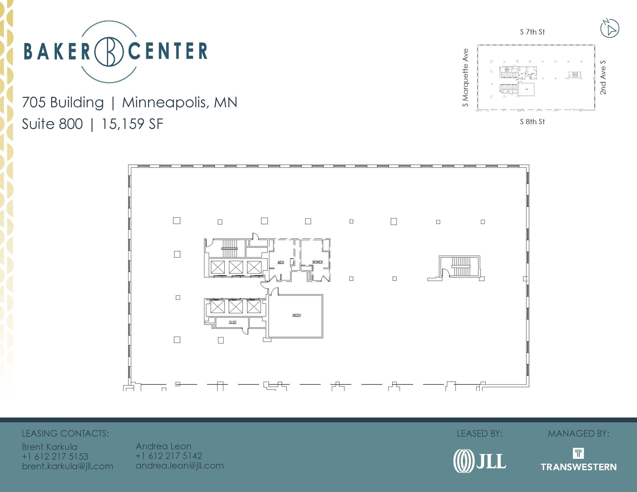 733 Marquette Ave, Minneapolis, MN en alquiler Plano de la planta- Imagen 1 de 1