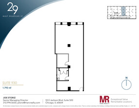 29 E Madison St, Chicago, IL en alquiler Plano de la planta- Imagen 1 de 6