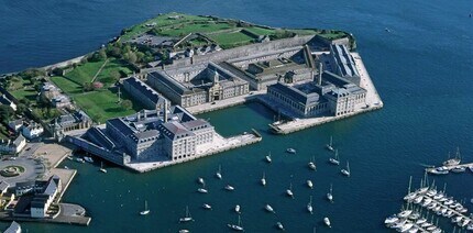 Royal William Yard, Plymouth, DEV - AÉREA vista de mapa - Image1