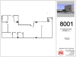 8001 Lincoln Ave, Skokie, IL en alquiler Plano de la planta- Imagen 1 de 8