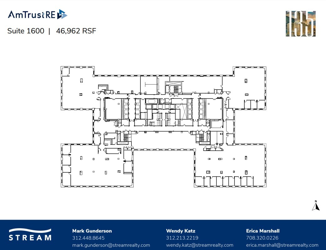 135 S LaSalle St, Chicago, IL en alquiler Plano de la planta- Imagen 1 de 1