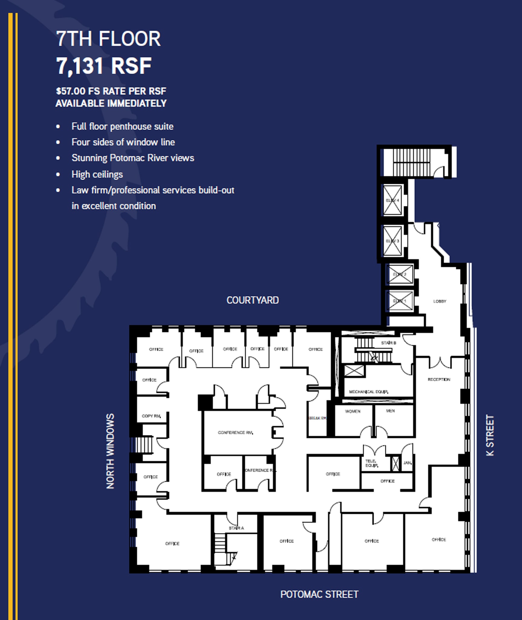 3299 K St NW, Washington, DC en alquiler Plano de la planta- Imagen 1 de 1