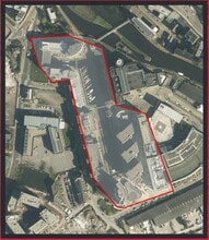 Chadwick St, Leeds, WYK - Aérea vista de mapa