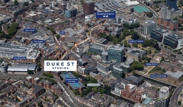 10-14 Duke St, Reading, BKS - AÉREA  vista de mapa