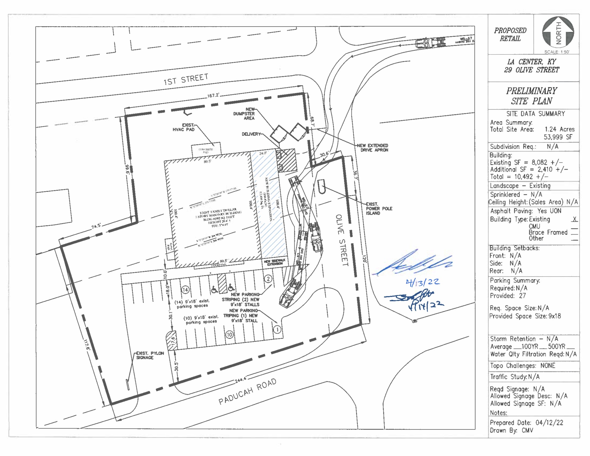 29 Olive St, La Center, KY en alquiler Plano del sitio- Imagen 1 de 1