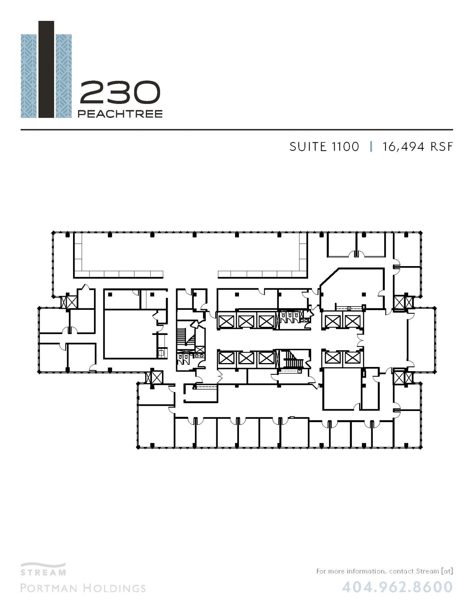 230 Peachtree St NW, Atlanta, GA en alquiler Plano de la planta- Imagen 1 de 1