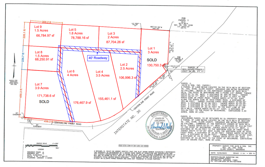 Frost Rd, Arkadelphia, AR en venta - Plano del sitio - Imagen 3 de 11