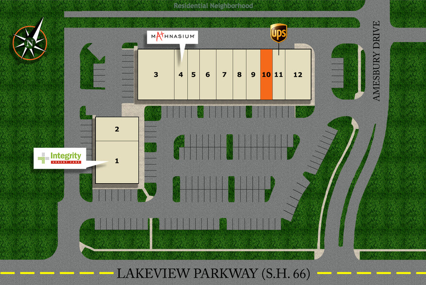 8301 Lakeview Pky, Rowlett, TX en alquiler - Plano del sitio - Imagen 2 de 2