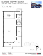 3504-3508 Harwood Rd, Bedford, TX en alquiler Plano de la planta- Imagen 1 de 1