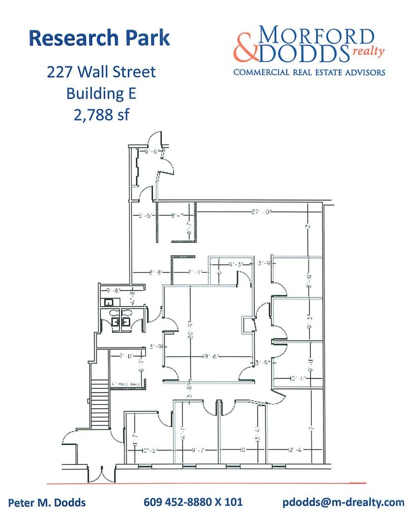 201-250 Wall St, Princeton, NJ en alquiler Plano de la planta- Imagen 1 de 1