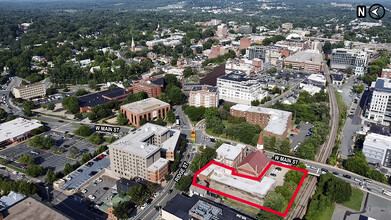 302-316 W Main St, Charlottesville, VA - VISTA AÉREA  vista de mapa - Image1