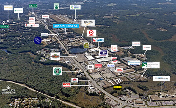 486 Amherst St, Nashua, NH - VISTA AÉREA  vista de mapa