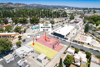 11456-11464 Whittier Blvd, Whittier, CA - VISTA AÉREA  vista de mapa