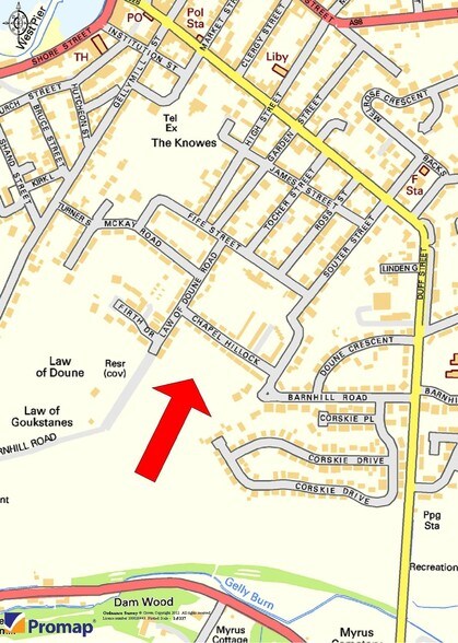 Law Of Doune Rd, Macduff en venta - Plano de solar - Imagen 2 de 2
