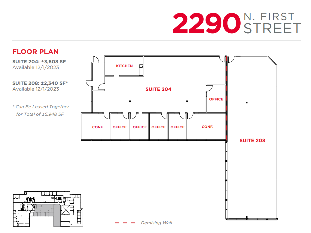 2290 N 1st St, San Jose, CA en alquiler Plano de la planta- Imagen 1 de 1