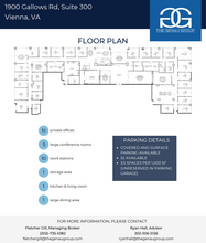 1900 Gallows Rd, Vienna, VA en alquiler Plano de la planta- Imagen 1 de 10