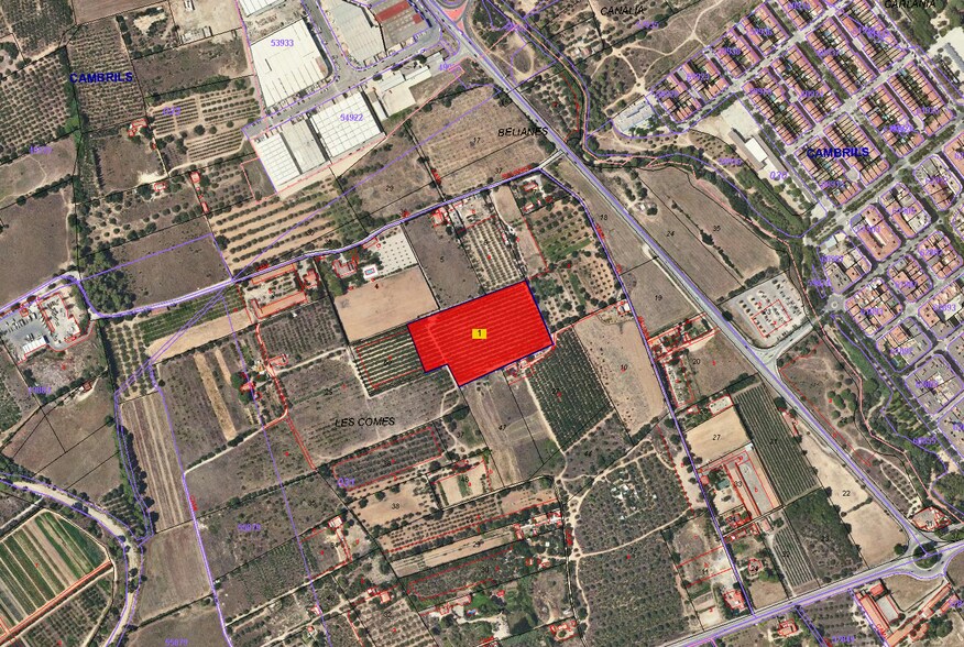 Terreno en Cambrils, Tarragona en venta - Plano de solar - Imagen 1 de 1