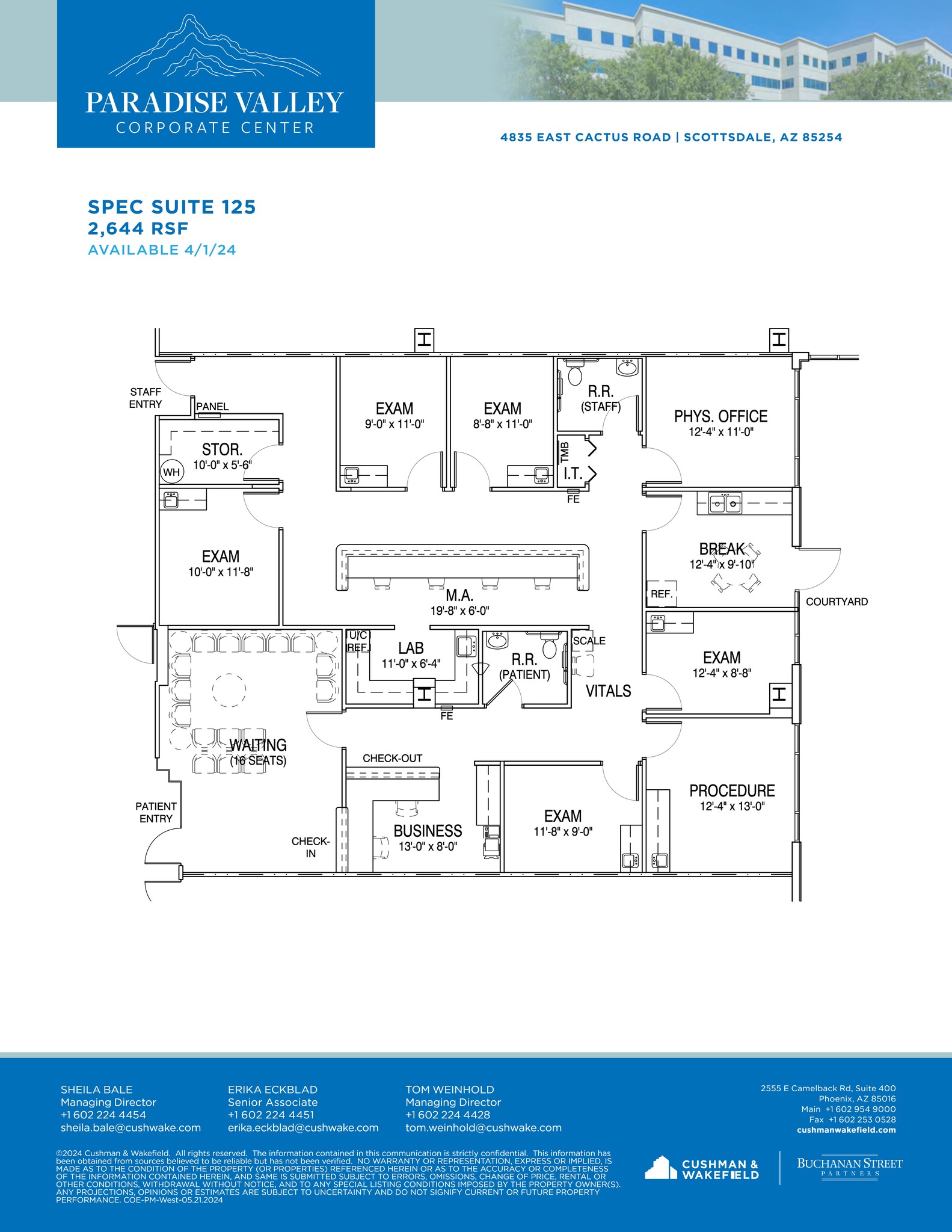 4835 E Cactus Rd, Scottsdale, AZ en alquiler Plano del sitio- Imagen 1 de 1