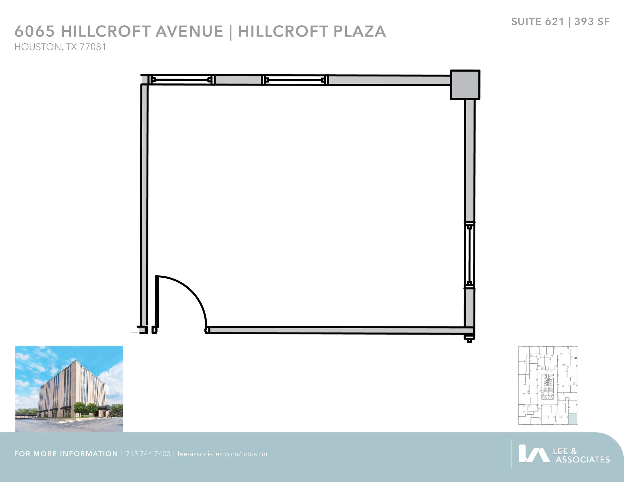 6065 Hillcroft Ave, Houston, TX en alquiler Plano de la planta- Imagen 1 de 1