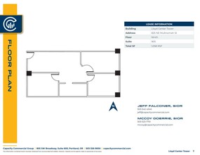 825 NE Multnomah St, Portland, OR en alquiler Plano de la planta- Imagen 1 de 1