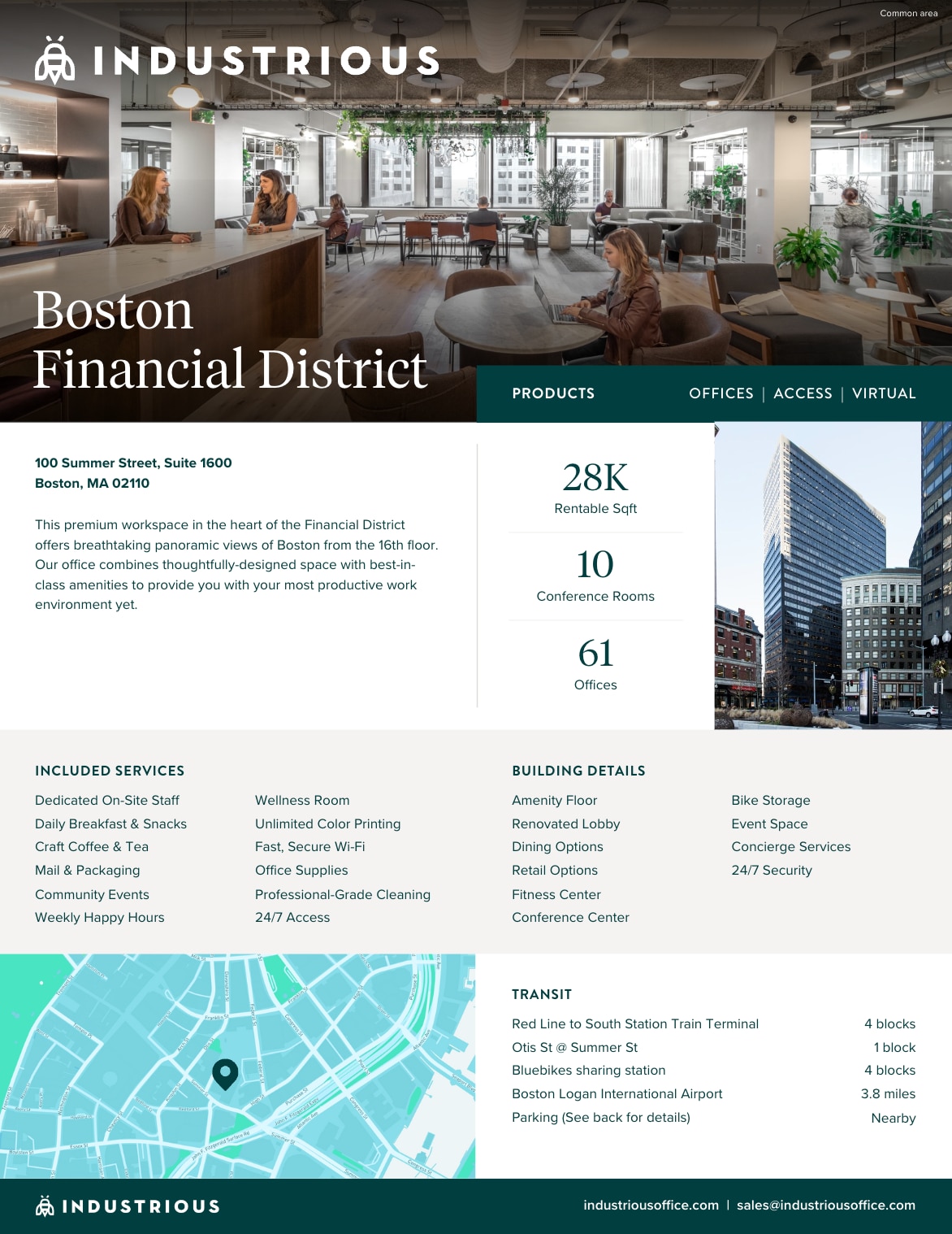 100 Summer St, Boston, MA en alquiler Foto del edificio- Imagen 1 de 7