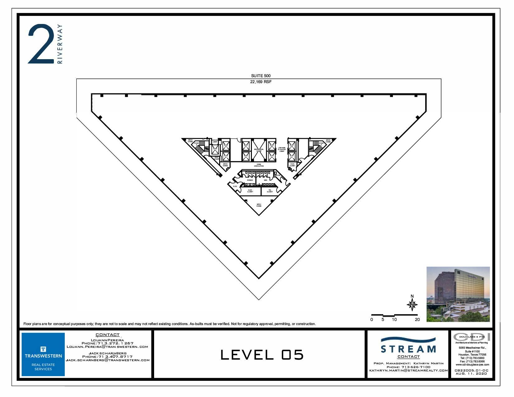 2 Riverway, Houston, TX en alquiler Plano de la planta- Imagen 1 de 1