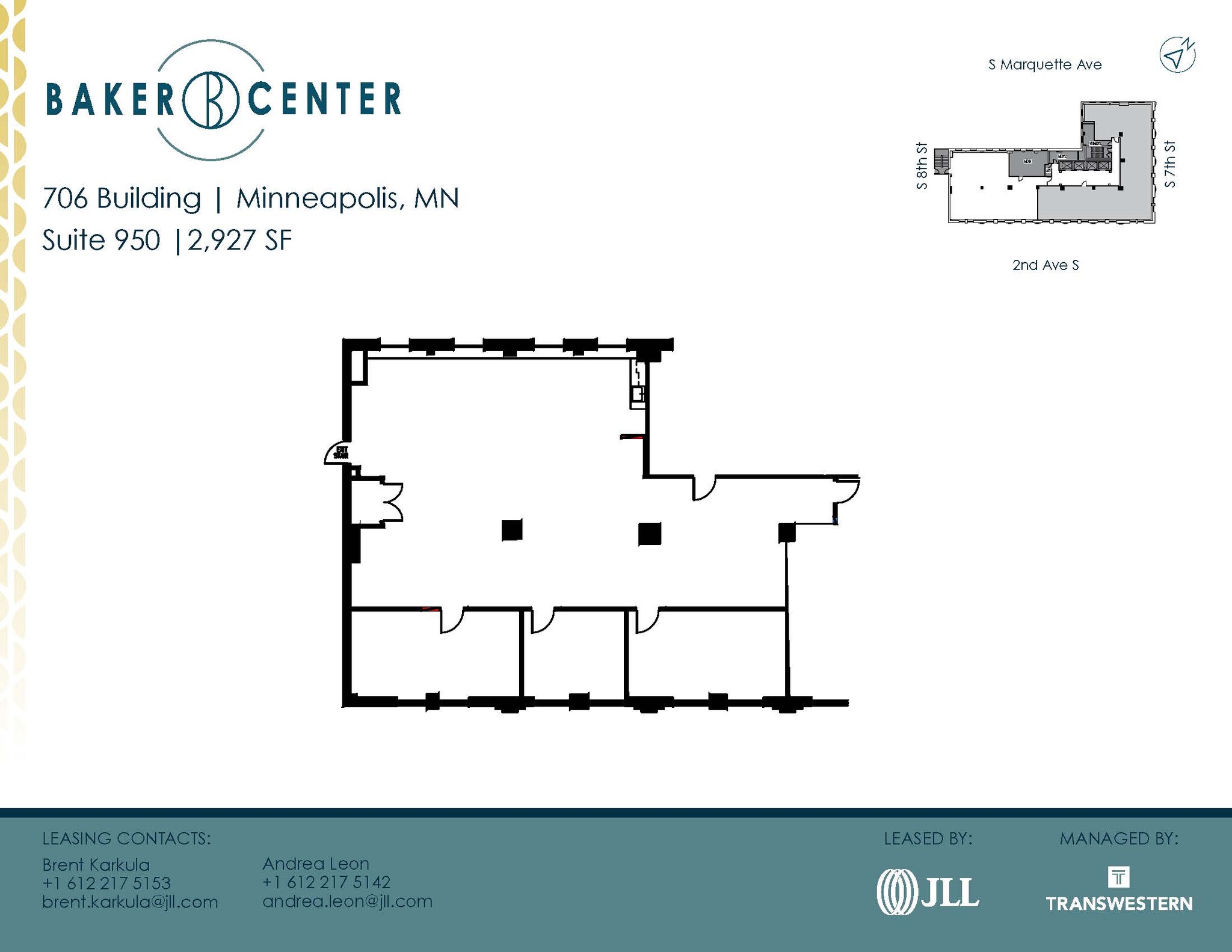 733 Marquette Ave, Minneapolis, MN en alquiler Plano de la planta- Imagen 1 de 1