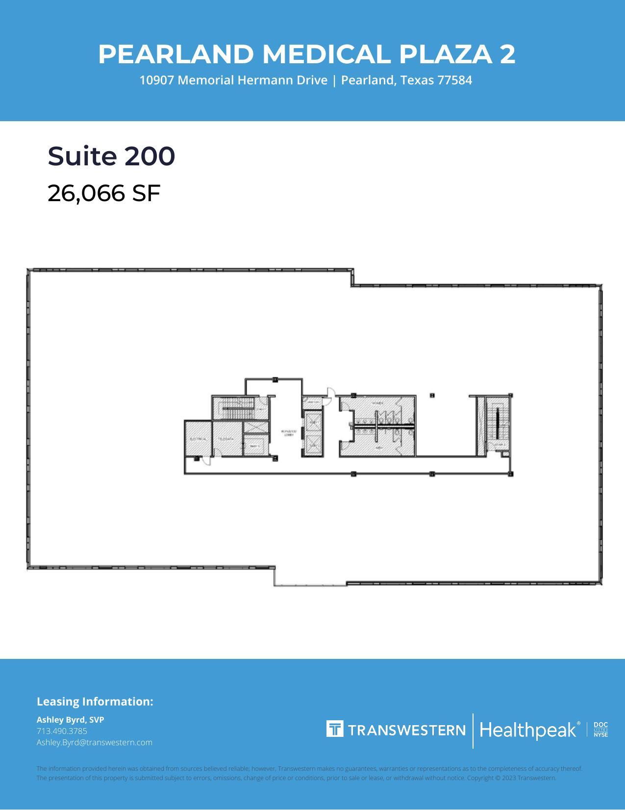 10907 Memorial Hermann Dr, Pearland, TX en alquiler Plano de la planta- Imagen 1 de 1