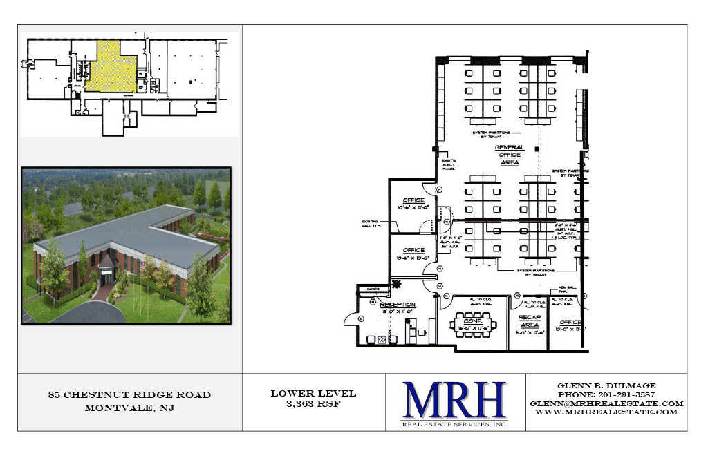 85 Chestnut Ridge Rd, Montvale, NJ en alquiler Plano de la planta- Imagen 1 de 1