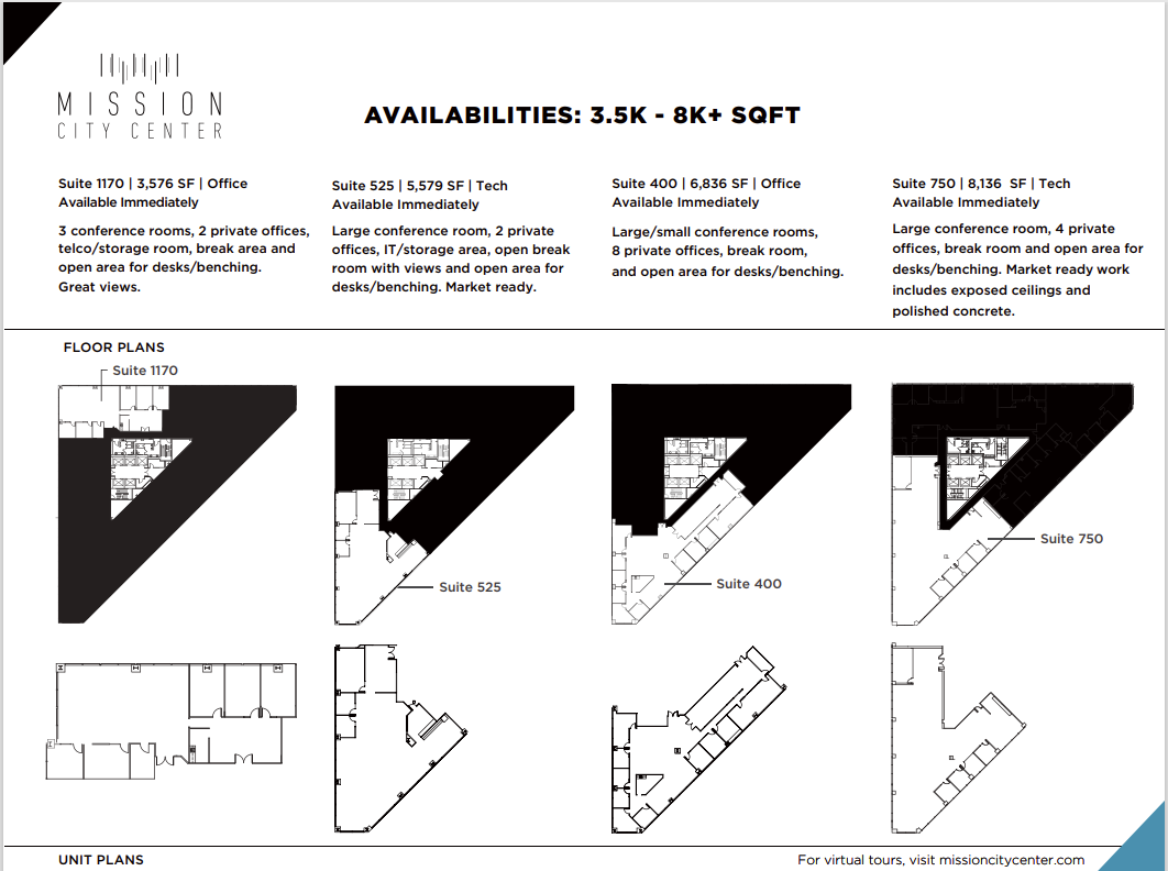 2350 Mission College Blvd, Santa Clara, CA en alquiler Plano de la planta- Imagen 1 de 1