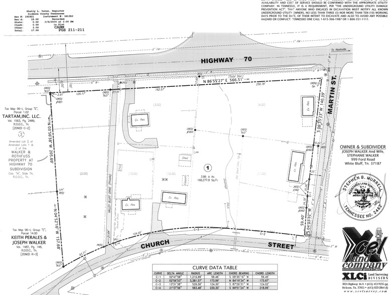 4320 Highway 70 E, White Bluff, TN en venta - Plano del sitio - Imagen 2 de 5