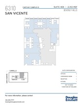 6310 San Vicente Blvd, Los Angeles, CA en alquiler Plano de la planta- Imagen 1 de 1