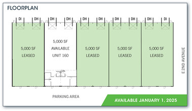 16302-16392 E 2nd Ave, Aurora, CO en alquiler Plano de la planta- Imagen 1 de 1