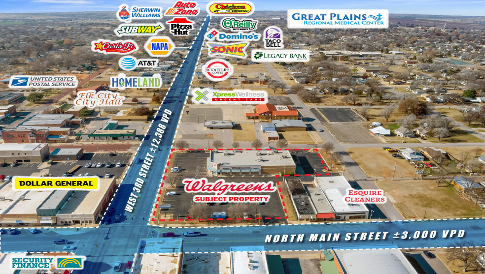 115 W 3rd St, Elk City, OK en venta - Foto del edificio - Imagen 2 de 3