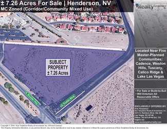 Más detalles para S Boulder Hwy, Henderson, NV - Terrenos en venta