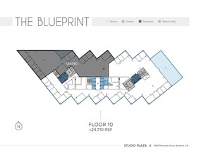 3400 W Riverside Dr, Burbank, CA en alquiler Plano de la planta- Imagen 1 de 1