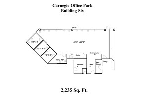 600 N Bell Ave, Carnegie, PA en alquiler Plano del sitio- Imagen 2 de 6