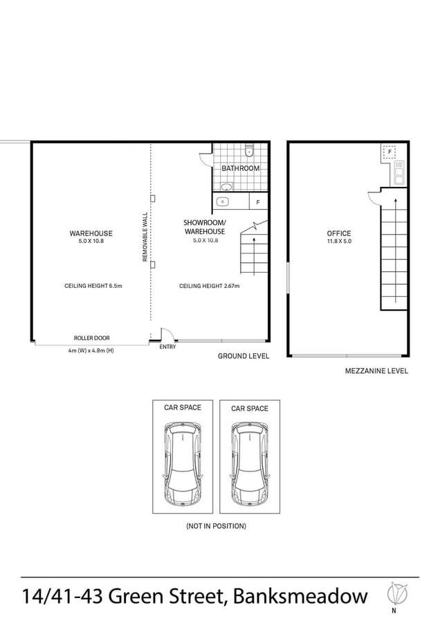 41-43 Green St, Banksmeadow, NSW 2019 - Unidad 14 - - Plano de la planta - Image 1 of 4