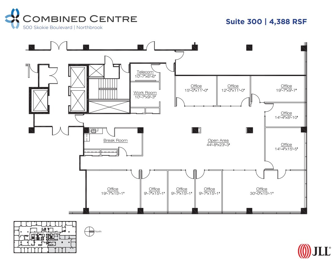 707 Skokie Blvd, Northbrook, IL en alquiler Plano de la planta- Imagen 1 de 1