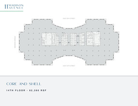 11 Madison Ave, New York, NY en alquiler Plano de la planta- Imagen 1 de 2